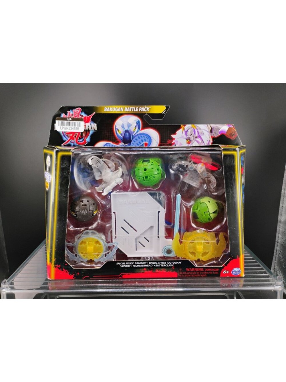 Bakugan Battle Pack With Octogan Bruiser Ventri Hammerhead Butterclaw